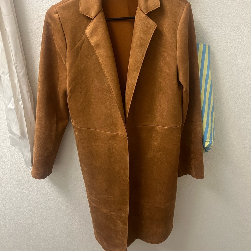 Zara Tan Women's Blazer Coat